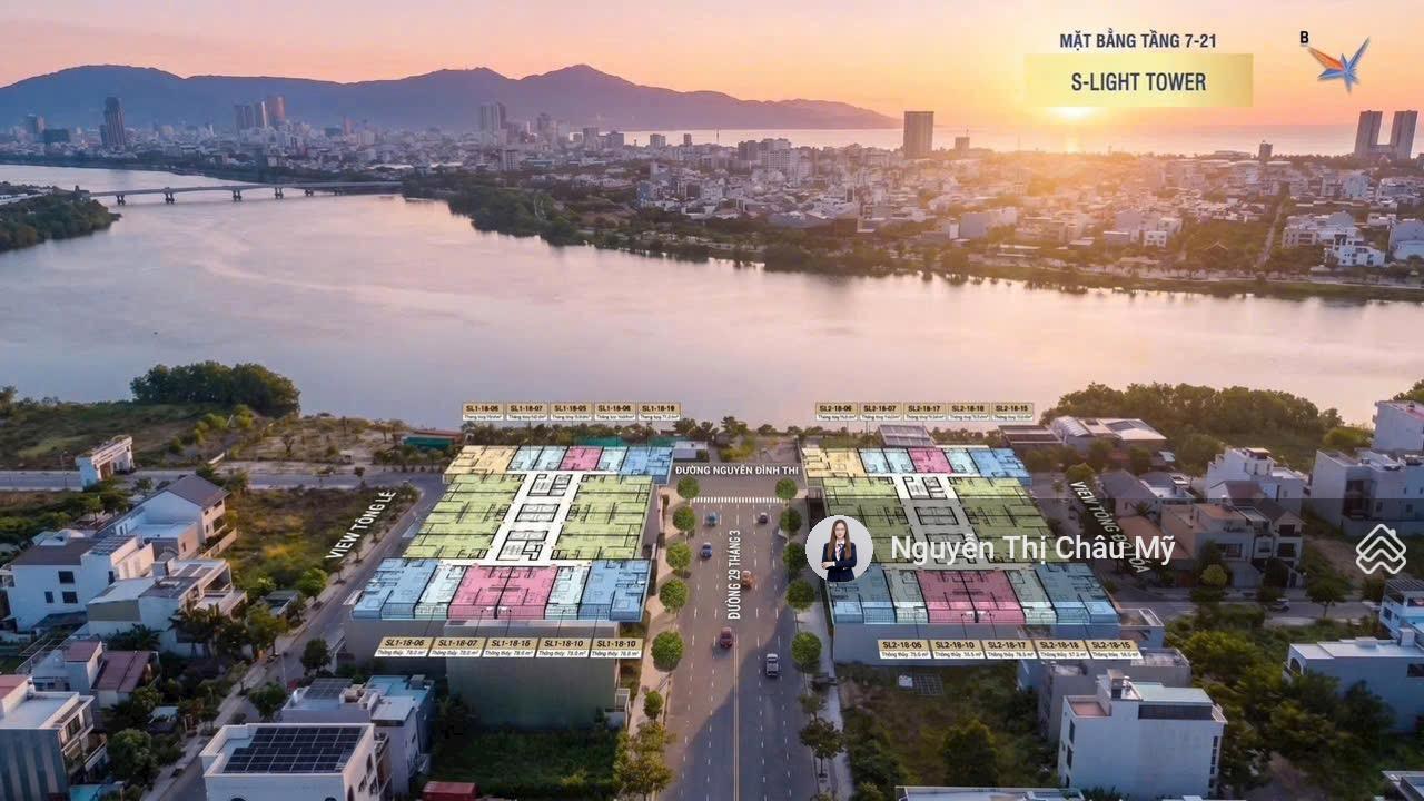 S-Light Tower: Căn Hộ 76m² 2PN Sổ Hồng Kề Sông Hàn, Hòa Xuân Đà Nẵng - Chỉ 4.03 Tỷ
